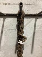 (3) CHAINS 116", 113", 19"