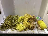 SHOP BOX W/ (7) ASSORTED ROPES