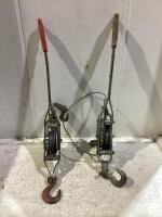 (2) RATCHETING LEVERS