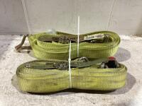 (2) RATCHETING STRAPS 2" X 27'