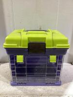PLANO TACKLE BOX 3-DRAWER W/ CONTENTS