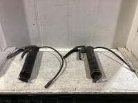 (2) GREASE GUNS