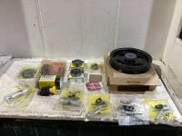 SHOP BOX OF JOHN DEERE & STHIL PARTS