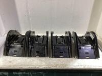 (4) MISCELLANEOUS CHRYSLER PARTS - RUNNING BOARD MOUNTS