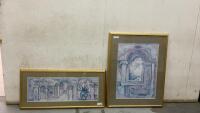 (2) FRAMED PICTURES - GRECIAN LOOK