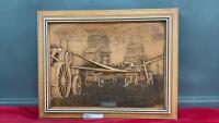 &ldquo;HARVEST TIME&rdquo; CARVED PICTURE - 3-D EFFECT