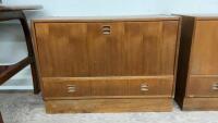 STORAGE CABINET W/ DROP DOWN FRONT & (1) DRAWER