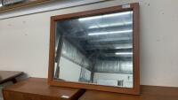 WALL MIRROR - WOOD FRAME