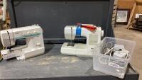 (2) SEWING MACHINES - PARTS - NO CORDS