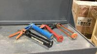 BOX OF ASSORTED CAULKING GUNS