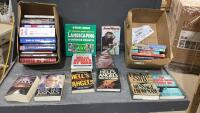 (2) BOXES - NOVELS, AUTOBIOGRAPHY, HEALTH, PROJECTS