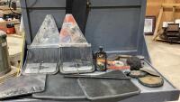 MUD FLAPS, FLOOR MATS, CLEANING SUPPLIES