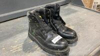 STANLEY STEEL TOE WORK BOOTS - SAID TO BE 9.5