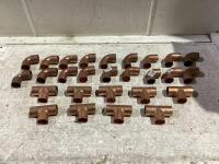 SHOP BOX COPPER ELBOW & TEE FITTINGS