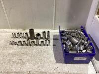 SHOP TRAY OF ASSORTED SOCKETS SAE