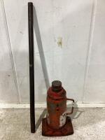 HYDRAULIC BOTTLE JACK W/ HANDLE
