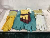 SHOP BOX W/ (9) ASSORTED GLOVES