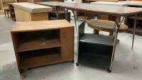 (2) ROLLING CABINETS