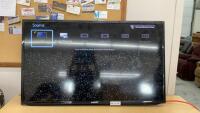 SAMSUNG 40&rdquo; FLAT SCREEN SMART TV W/ REMOTE - WALL MOUNT