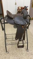 YOUTH WINTEC SYNTHETIC WESTERN SADDLE - 12 - 13&rdquo; SEAT