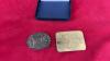 (2) BELT BUCKLES - (1) FIRST EDITION SOLID BRASS GERMAN SHEPARD, (1) MOTOR HARLEY DAVIDSON CYCLE - 2