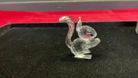 SWAROVSKI SILVER CRYSTAL SQUIRELL W/ AN ACORN