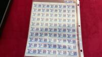 UNCUT SHEET OF CANADA 8 CENT STAMPS