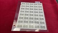 UNCUT SHEET OF CANADA 12 CENT STAMPS