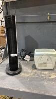 (2) ITEMS - NOMA HEATER + AN AIR CLEANER