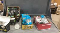 (3)BOXES- LIGHT BULBS - ASSORTED- NOT WHAT IS IN THE BOX