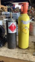 ACETYLENE + OXYGEN TANKS