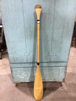 (2) WOODEN PADDLES