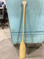 (2) WOODEN PADDLES