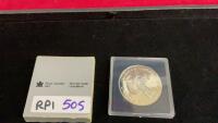 ROYAL CANADIAN MINT UNIVERSIAADE-EDMONTON 1983 DOLLAR COIN