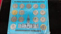 1867-1970 PRIME MINISTERS OF CANADA COMMEMORATIVE MEDALLIONS