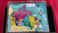 CANADA 125TH PROVINCIAL/TERRITORY QUARTERS AND A $1 COIN