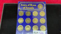 1967 COATS OF ARMS OF CANADA - PROVINCIAL & TERRITORIES