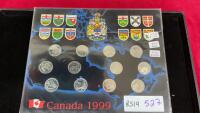 CANADA 1999 SET OF MONTH QUARTERS