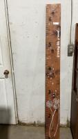 &ldquo;GROWING LIKE A WEED&rdquo; WALL MEASURING PLANK