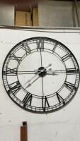 LARGE WALL CLOCK - METAL