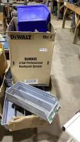 (2)BOXES OF PLASTIC BOLT BINS - 2 SIZES