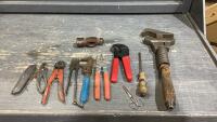 FLAT OF VINTAGE TOOLS