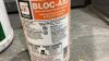 BOX W/ BETCO DISINFECTANT, BLOC-AID DRAIN + SEWER CLEANER, QUIKRETE CRACK FILLER - 3