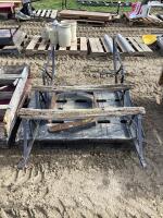 PALLET OF MISCELLANEOUS SLEIGH PARTS/FRAME