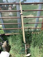 BUNDLE W/ (2) RAKES, HOE & HOOK