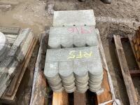 PALLET W/ (21) STONE GARDEN FENCING