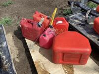 (5) ASSORTED JERRY CANS 20L, 5L