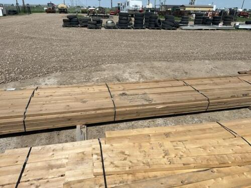 Lift of treated 16 foot 2 x 6