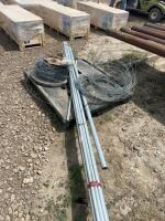 Pallet of high tinsel, wire, and new conduit