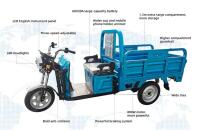 Electric dumper cart trike